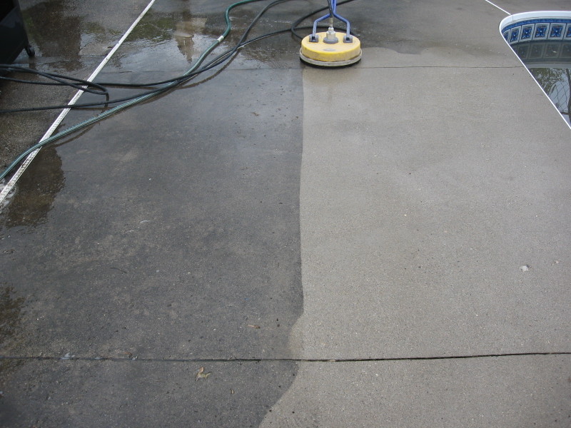 Concrete-cleaning